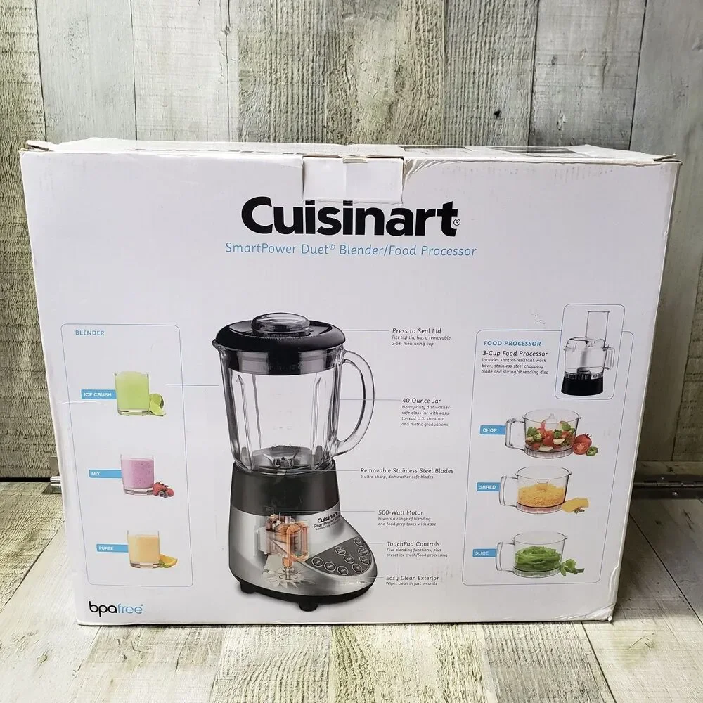 Cuisinart Smart Power Duet Blender Food Processor BFP-603 New In Box